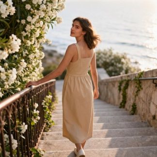 Amalfi Linen Dress